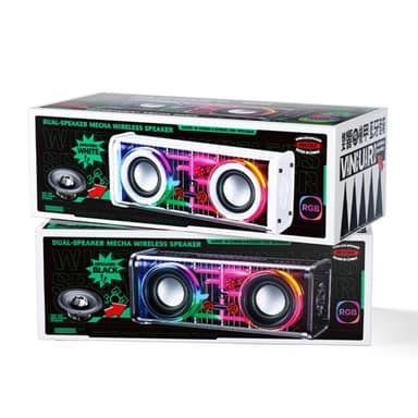 Bluetooth 5.3 Dual Horn RGB Light Trådlös subwoofer Högtalare