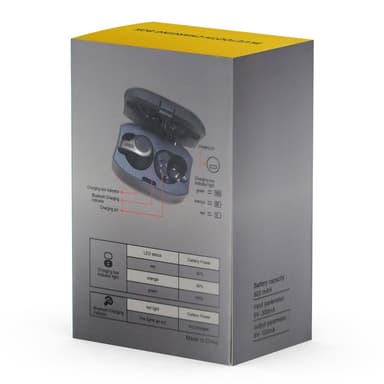 Docka för Jabra Elite 65t Earbuds Laddningsfack Laddningskabel