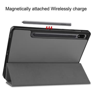 Slim Fit Cover Fodral Till Samsung Galaxy Tab S7 / S8 - Grå