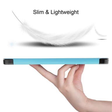 Apple iPad Air (2020) (2022) Slim fit tri-fold fodral - Ljusblå