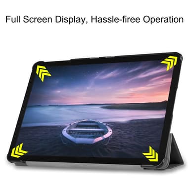 Slim Fit Cover Till Samsung Galaxy Tab S4 10.5 - Svart