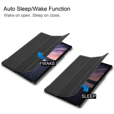 Slim Fit Cover Till Samsung Galaxy Tab S4 10.5 - Svart