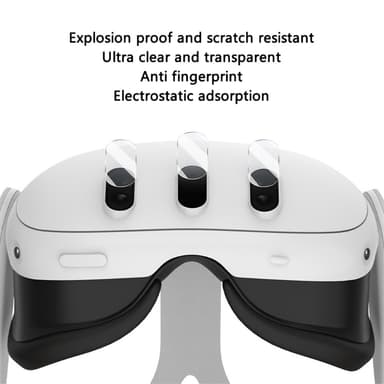 Oculus Meta Quest 3 VR WOLMTT Lens Protector härdat glas film