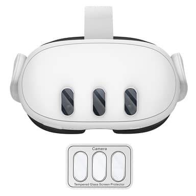 Oculus Meta Quest 3 VR WOLMTT Lens Protector härdat glas film
