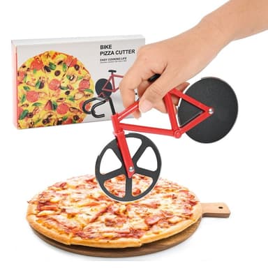 Pizzaskärare / Pizza Slicer Cykel - Gul
