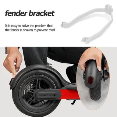 Xiaomi Mijia M365 / M365 Pro Stödfäste Paket Bakskärm Mudguard - Röd