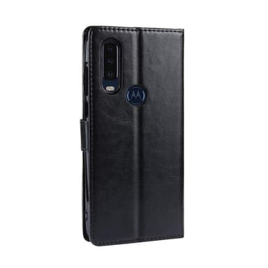 Motorola One Action Plånboksfodral Svart