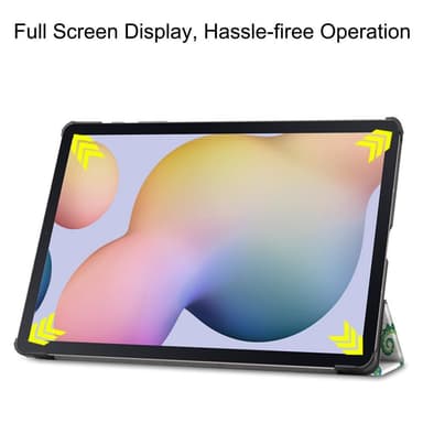 Slim Fit Cover Fodral Till Samsung Galaxy Tab S7 Plus / S8+ - Butterflies