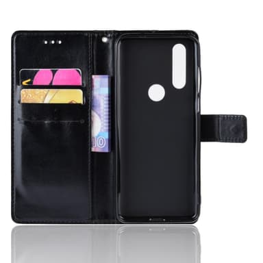 Motorola One Action Plånboksfodral Svart