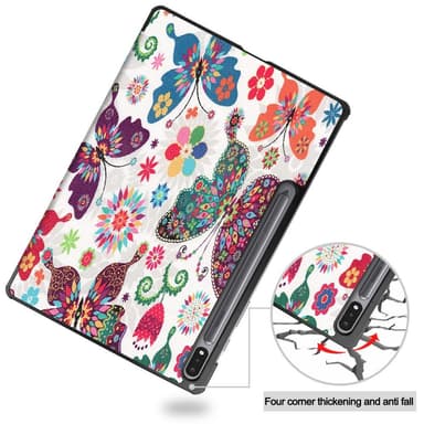 Slim Fit Cover Fodral Till Samsung Galaxy Tab S7 Plus / S8+ - Butterflies