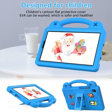 Till Samsung Galaxy Tab A9 EVA Foam Stand Skal Fodral - LjusBlå