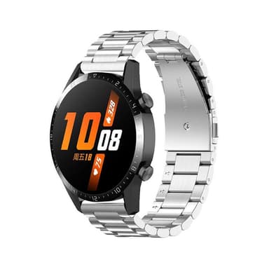 Huawei Watch GT3 46mm/GT Runner 46mm Rem i Stål - Silver