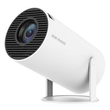 Bärbar Smart Projektor WiFi Bluetooth 4K HD Video Hemmabio LED-projektor