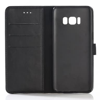 Samsung Galaxy S8 Plus Stilrent plånboksfodral Svart