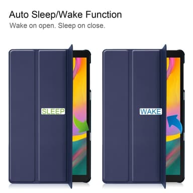 Slim Fit Cover Till Samsung Galaxy Tab A 10.1 2019 - MörkBlå