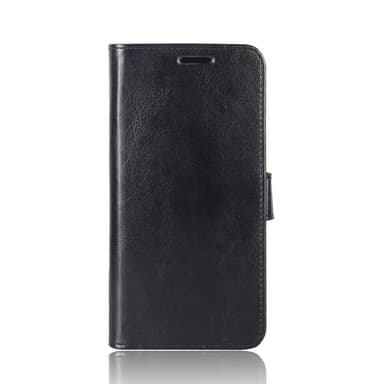 Huawei P20 Lite plånboksfodral Crazy Horse Svart