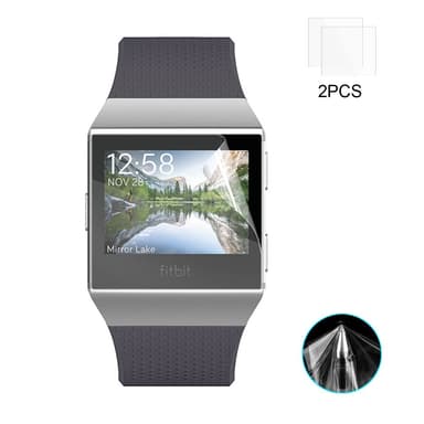2-pack HAT PRINCE Fitbit Ionic Mjuk Nano Super Skärmskydd
