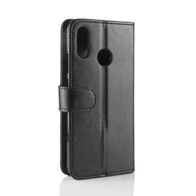 Huawei P20 Lite plånboksfodral Crazy Horse Svart