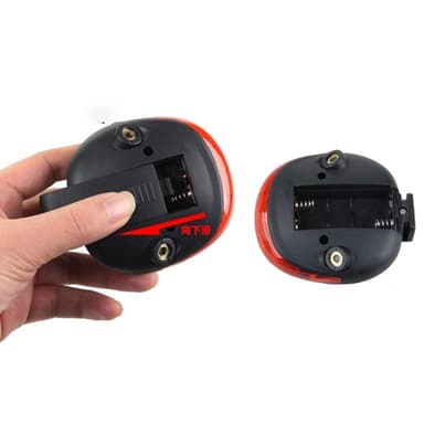 Cykel 5-LED Parallell Line Laser Bakljus Universal Vattentät