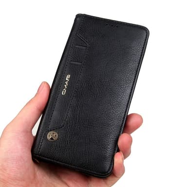 CMAI2 Litchi plånboksfodral Samsung Galaxy S8 Plus - Svart
