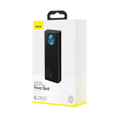 BASEUS Powerbank 30000mAh Snabbladdning 65W 5 Uttag