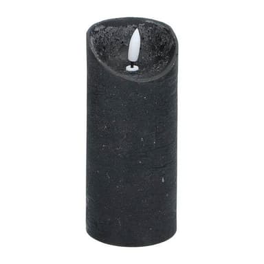 LED Vaxljus 7x16cm - Svart