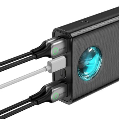 BASEUS Powerbank 30000mAh Snabbladdning 65W 5 Uttag