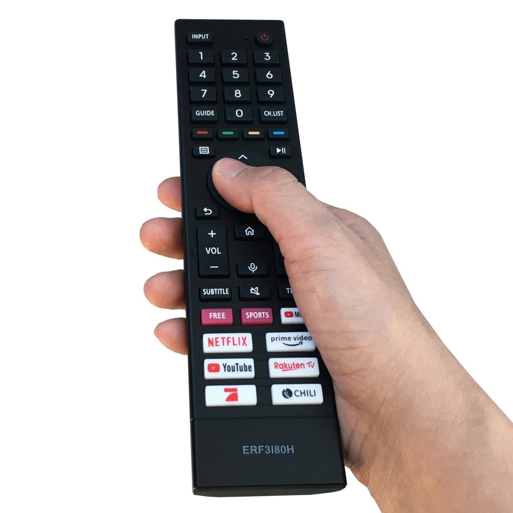 TV fjärrkontroll Ersättning för ERF3I80H För Hisense TV