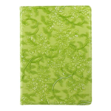 Fodral iPad (2017/2018) / iPad Air, 360 rotation Blommor - Grön