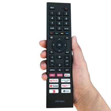 TV fjärrkontroll Ersättning för ERF3I80H För Hisense TV