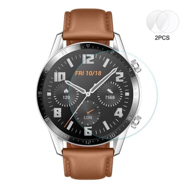 Huawei Watch GT2 46mm HAT PRINCE 2-pack Härdade Glas 0.2mm