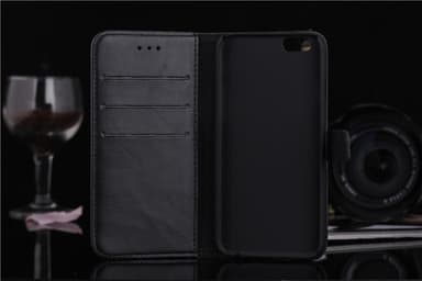 iPhone 6 / 6s Retro Plånboksfodral / Fodral - Svart