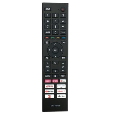 TV fjärrkontroll Ersättning för ERF3I80H För Hisense TV