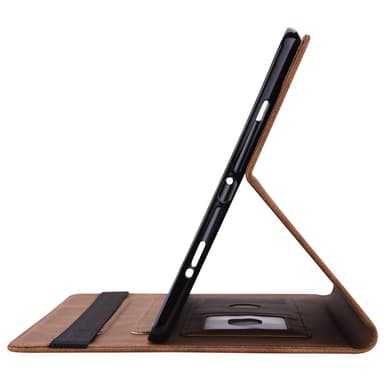 Apple iPad 10.9 2022 Vikbart fodral korthållare Fjäril - Brun