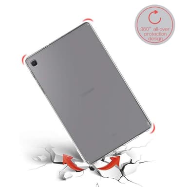 Samsung Galaxy Tab S6 Lite TPU Skal - Frostat Transparent