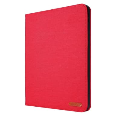 Till iPad Air 13 (2024) Vikbart fodral korthållare Tygtextur - Röd