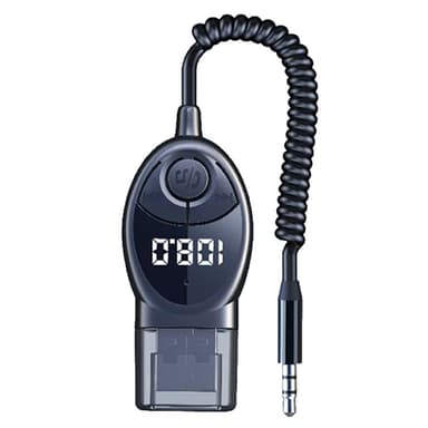 W8 ljudadapter Bluetooth-mottagare FM-sändare med kabel