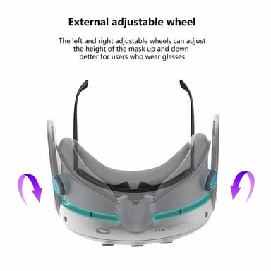 Meta Quest 3 FIIT VR X3 Air Circulation Fläkt Face Kudde Pad