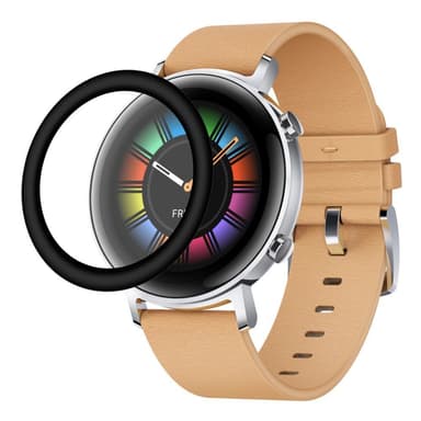Huawei Watch GT2 42mm HAT PRINCE 3D PC Edge + PMMA Härdat Glas