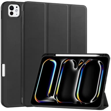 Till iPad Pro 11 (2024) Slim fit tri-fold fodral Pennfack - Svart