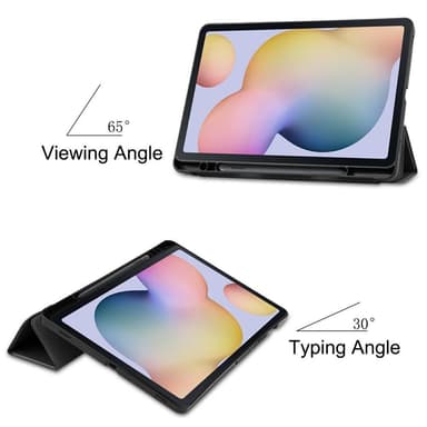 Slim Fit Cover Fodral Till Samsung Galaxy Tab S7 / S8 - Svart