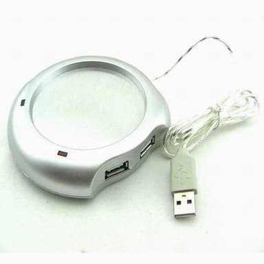 Kaffe / Te kopps värmare, 4 Ports USB hubb
