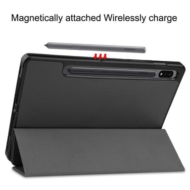 Slim Fit Cover Fodral Till Samsung Galaxy Tab S7 / S8 - Svart
