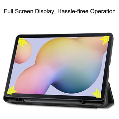 Slim Fit Cover Fodral Till Samsung Galaxy Tab S7 / S8 - Svart