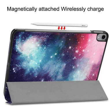 iPad Pro 11 (2018) Slim fit tri-fold fodral - Galaxy Pattern