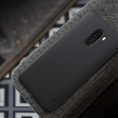 NILLKIN Xiaomi Pocophone F1 Frostat skal hårt - Svart