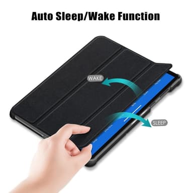Tri-fold Fodral till Lenovo Tab M10 Plus FHD - Svart