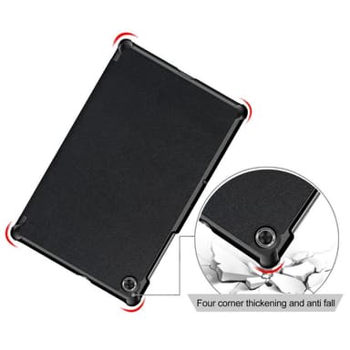 Tri-fold Fodral till Lenovo Tab M10 Plus FHD - Svart