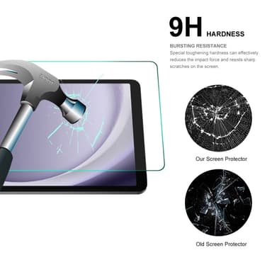 HAT PRINCE Samsung Galaxy Tab A9 Härdat Glas skärmskydd