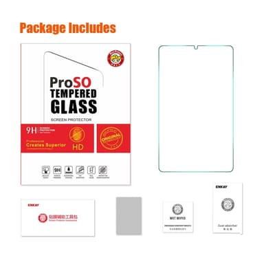HAT PRINCE Samsung Galaxy Tab A9 Härdat Glas skärmskydd